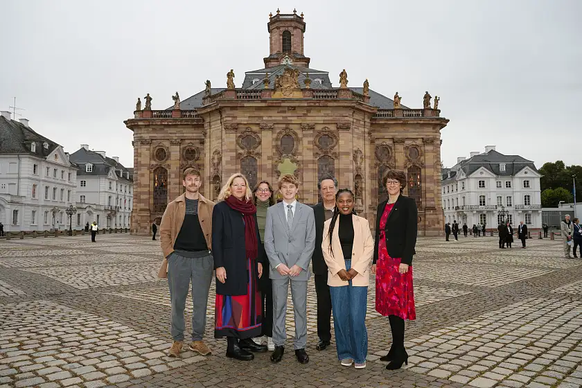 Bremer Delegation beim Tag der deutschen Einheit in Saarbrücken 2025